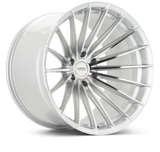 VOSSEN (HFX-4) 22X9 5X112 ET25 66.5 FLAT SILVER POLISHED