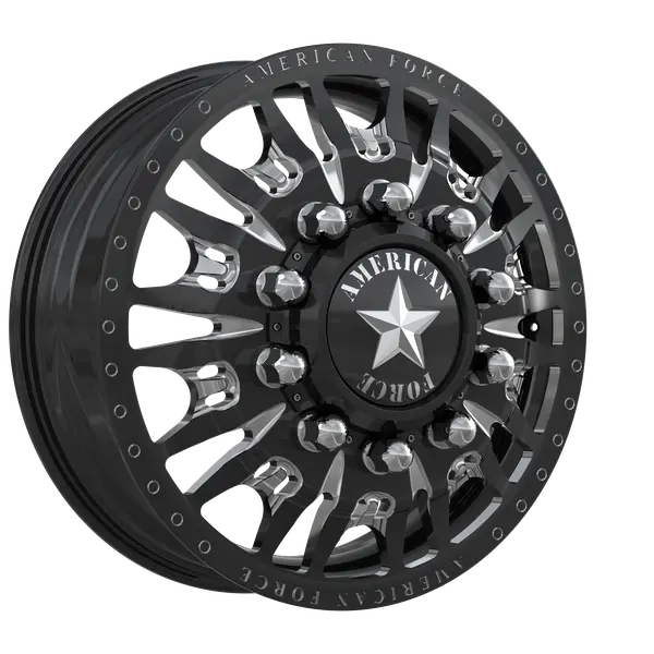 AMERICAN FORCE (NOTCH) 24X8.25 10X225 GLOSS BLACK