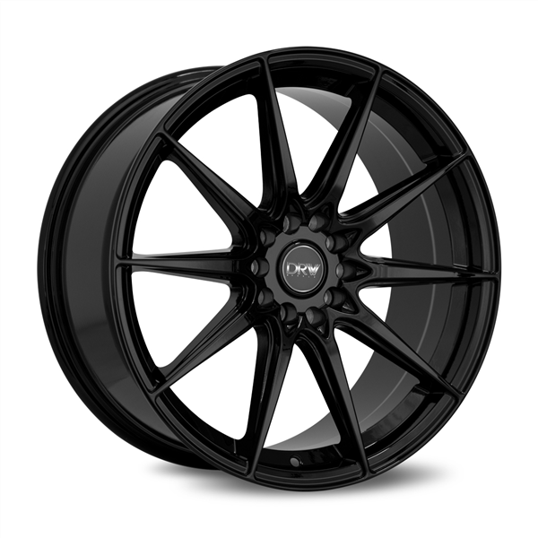 DRW (D19) 18X8 5X110 / 5X114.3 +38 73.1 GLOSS BLACK
