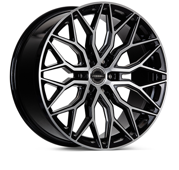 VOSSEN (HF6-3) 24X10 6X139.7 ET25 106.1 BRUSH GLOSS BLACK