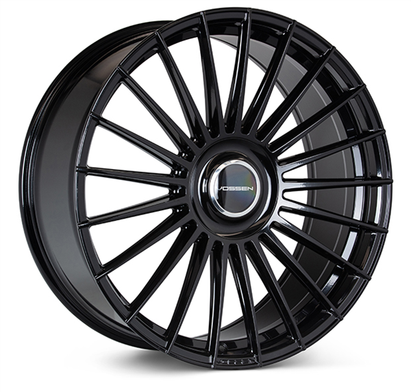 VOSSEN (HF8) 24X10 6X139.7 ET25 DEEP 106.1 GLOSS BLACK XL FLOATING CAP