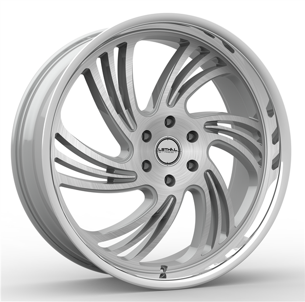 LETHAL STREET SERIES (RAPID)(LS02) 26X10 6X139.7 +30 108 SILVER BRUSH + SSL