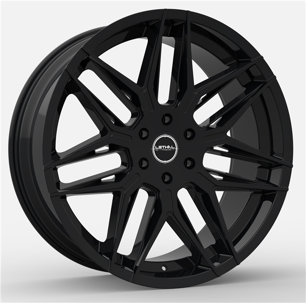 LETHAL STREET SERIES (ELITE) (LS04) 24X9 5X120 +18 74.1 GLOSS BLACK