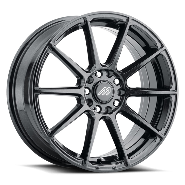 MACH PERFORMANCE (MP43) 17X7.5 4X100 / 4X114.3 +38 72.5 METALLIC BLK