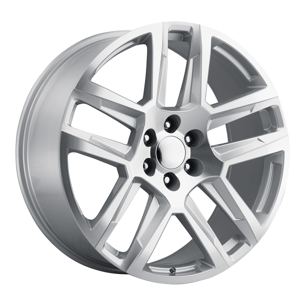 REPLICA TECH RT-25 22x9 6x139.7 +24 78.10 Silver / Machined Face