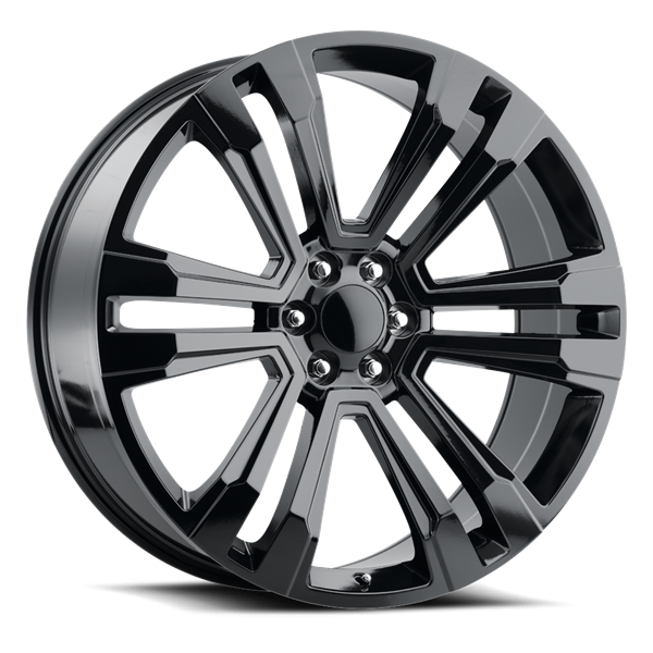 REPLICA TECH RT-4 22x9 6x139.7 +15 78.10 Glossy Black