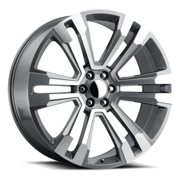REPLICA TECH RT-4 24x10 6x139.7 +20 78.10 Gray / Machined Face