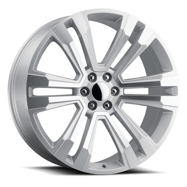 REPLICA TECH RT-4 24x10 6x139.7 +20 78.10 Silver / Machined Face