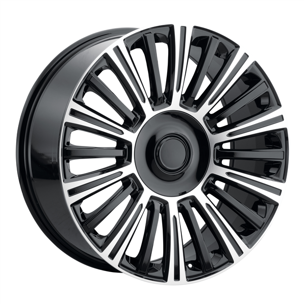 REPLICA TECH RT-42 22x9 6x139.7 +28 78.10 Glossy Black / Machined Face