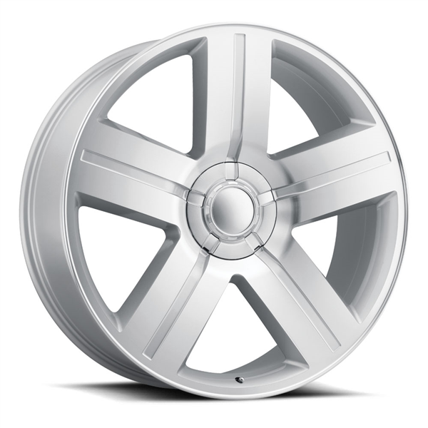 REPLICA TECH RT-5 24x10 5x127 +15 78.10 Silver / Machined Face