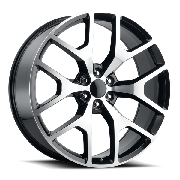 REPLICA TECH RT-6 26x10 6x139.7 +30 78.10 Glossy Black / Machined Face