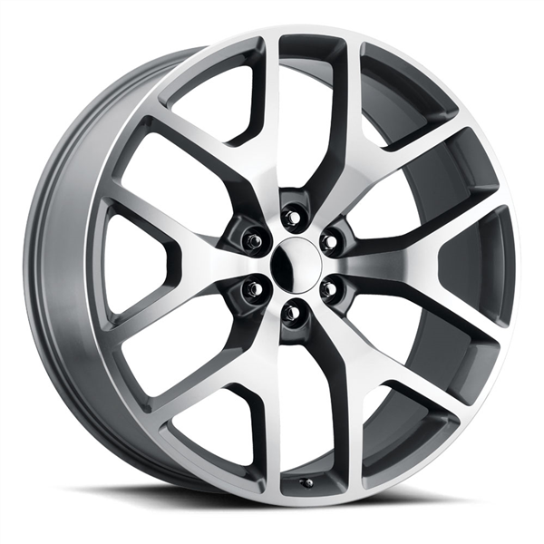 REPLICA TECH RT-6 26x10 6x139.7 +30 78.10 Gray / Machined Face