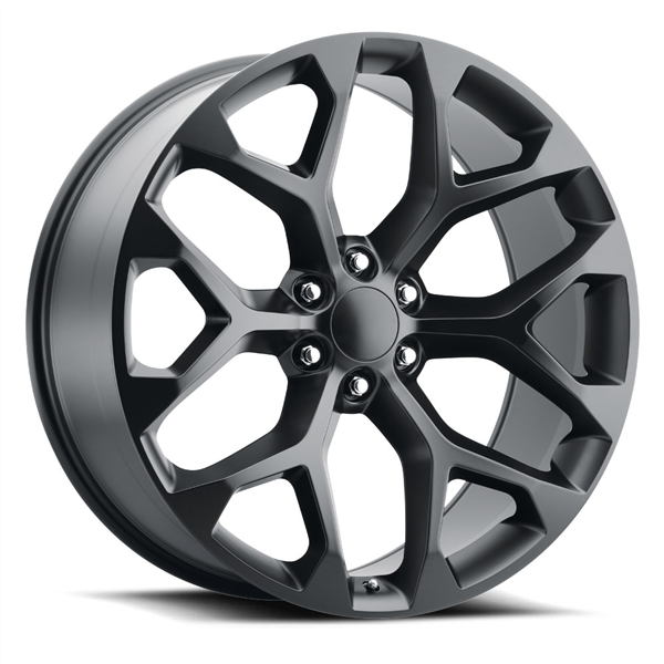 REPLICA TECH RT-8 22x9 6x139.7 24ET  78.1 Satin Black