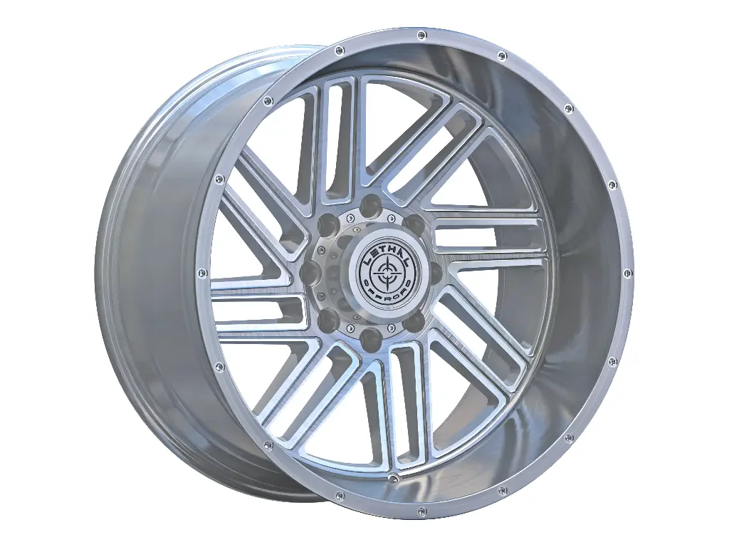 LETHAL OFF ROAD (DRAKO) (LT13) 20X10 6X139.7 -18 108 SILVER BRUSH