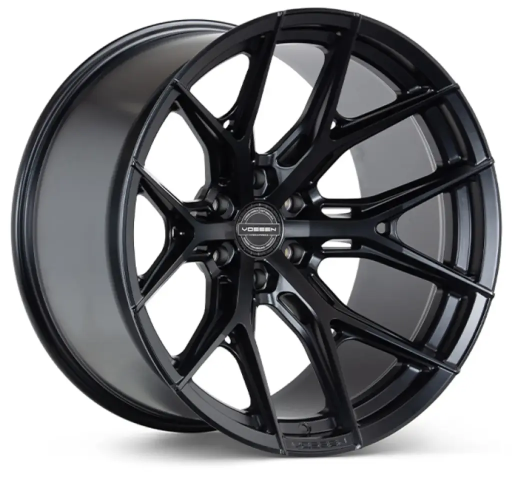 VOSSEN (HF6-4) 24X10 6X135 ET25 87.1 DEEP GLOSS BLACK