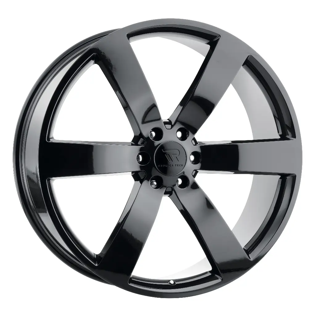 REPLICA TECH RT-17 26x10 6x139.7 +30 78.10 Glossy Black / Machined Face
