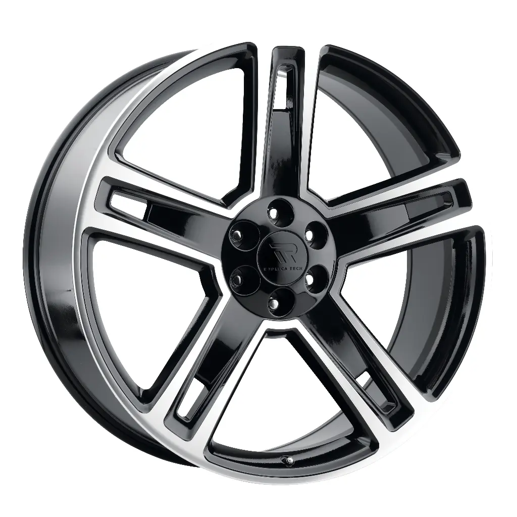 REPLICA TECH RT-18 26x10 6x139.7 +24 106.10 Glossy Black / Machined Face