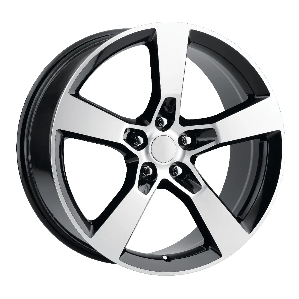 REPLICA TECH RT-34 20x9 5x120 +40 67.00 Glossy Black / Machined Face