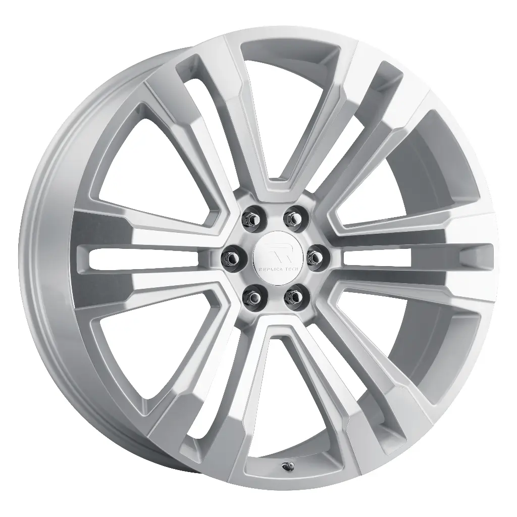 REPLICA TECH RT-4 24x10 6x139.7 +30 78.10 Silver / Machined Face