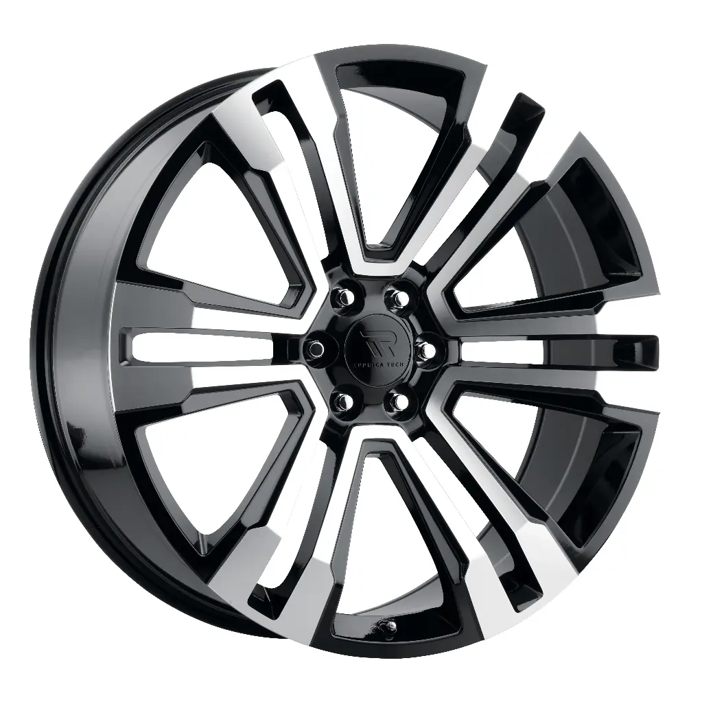 REPLICA TECH RT-4 26x10 6x139.7 +30 78.10 Glossy Black / Machined Face