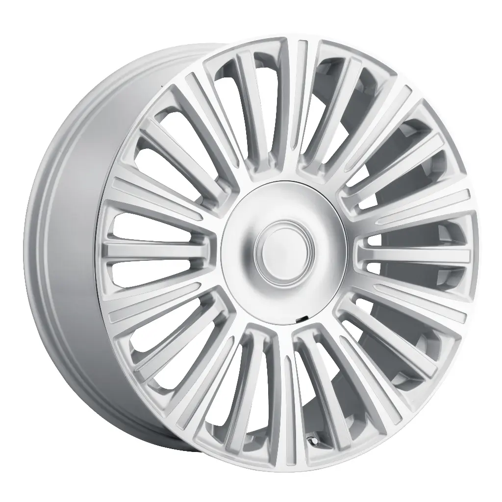 REPLICA TECH RT-42 22x9 6x139.7 +24 78.10 Silver / Machined Face