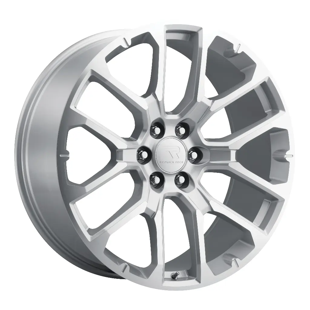 REPLICA TECH RT-47 24x10 6x139.7 +31 78.10 Silver / Machined Face
