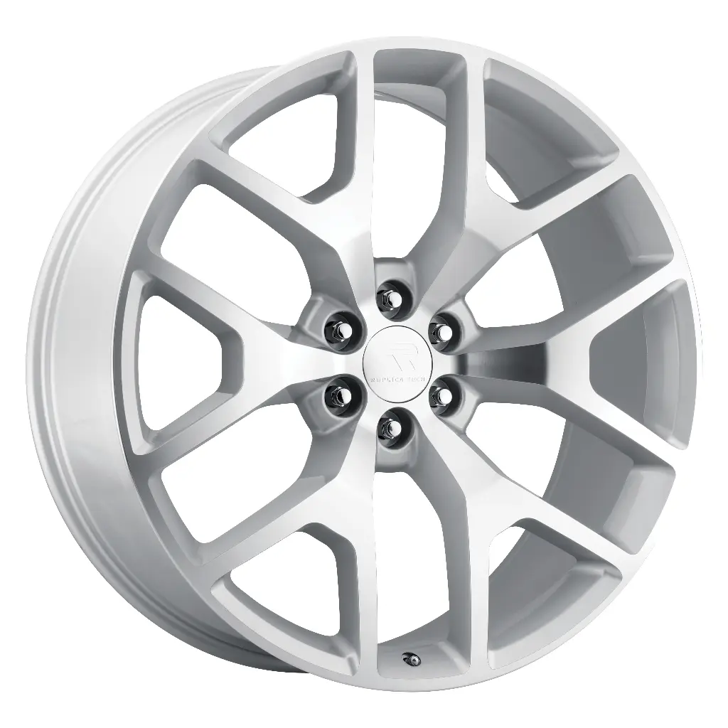 REPLICA TECH RT-6 26x10 6x139.7 +30 106.10 Silver / Machined Face