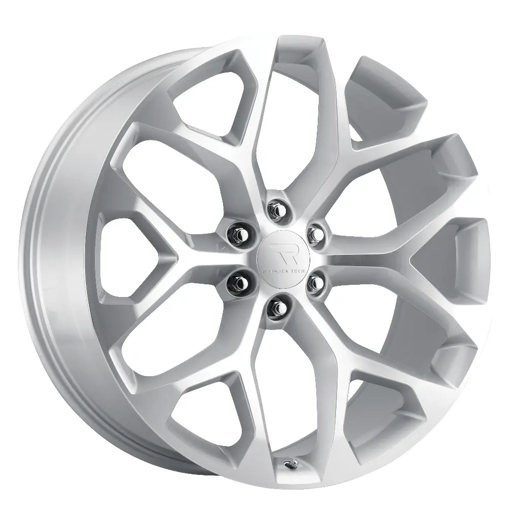 REPLICA TECH RT-8 26x10 6x139.7 +30 78.10 Silver / Machined Face