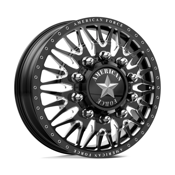 AMERICAN FORCE (PLAGUE) 22X8.25 8X210 BLACK MILLED