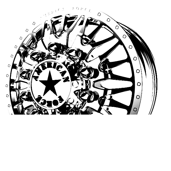 AMERICAN FORCE (PLAGUE) 22X8.25 10X225 BLACK MILLED