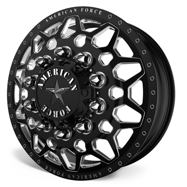 AMERICAN FORCE (ORION) 24X8.25 8X200 GLOSS BLACK MILLED