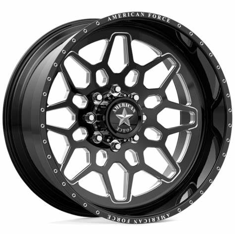 AMERICAN FORCE (ORION) 24X8.25 8X210 GLOSS BLACK
