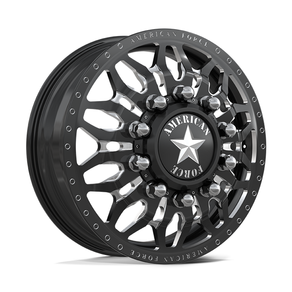 AMERICAN FORCE (SHRAPNEL) 24X8.25 8X170 GLOSS BLACK MILLED