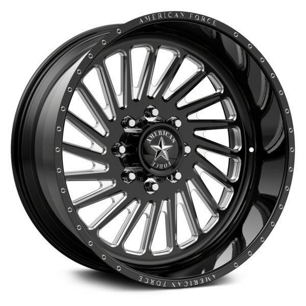 AMERICAN FORCE (SABRE) 26X14 8X180 GLOSS BLACK MILLED