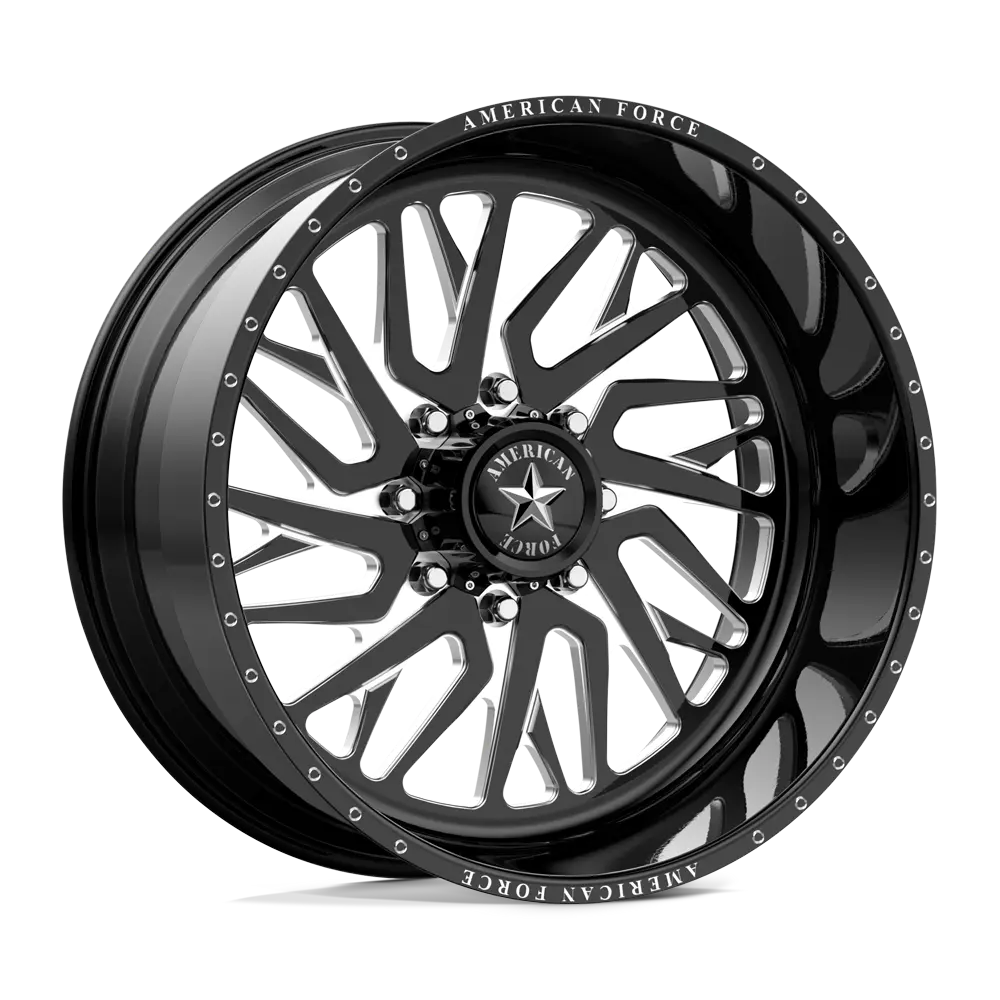AMERICAN FORCE (NOVA) 22X11 8X180 GLOSS BLACK MILLED