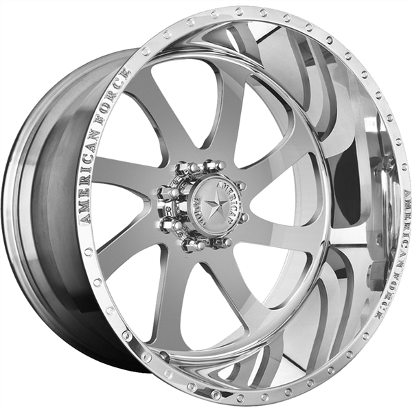 AMERICAN FORCE (BURNOUT) 22X12 8X170 POLISHED