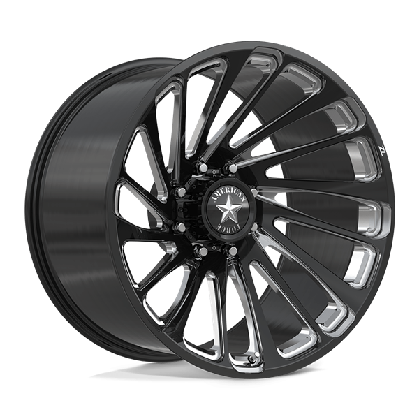 AMERICAN FORCE (THERMO ZL) 22X12 8X170 GLOSS BLACK MILLED