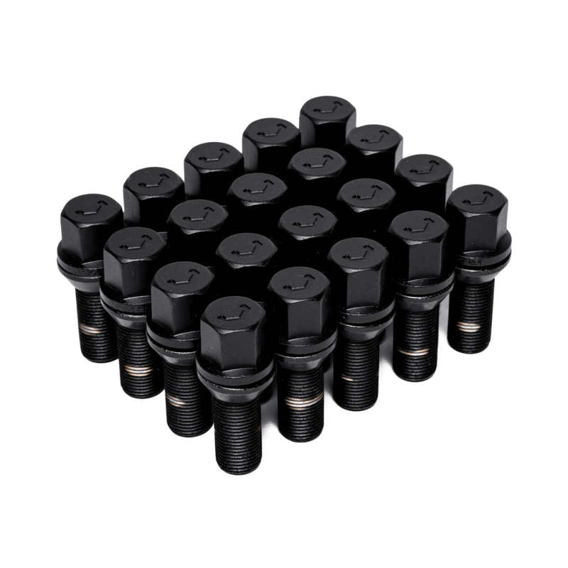 14X1.5 VOSSEN BOLT 30MM HEX SET OF 20 CONE SEAT BLACK
